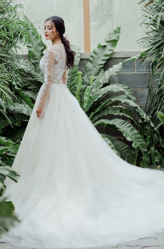 mẫu váy cưới công chúa đẹp