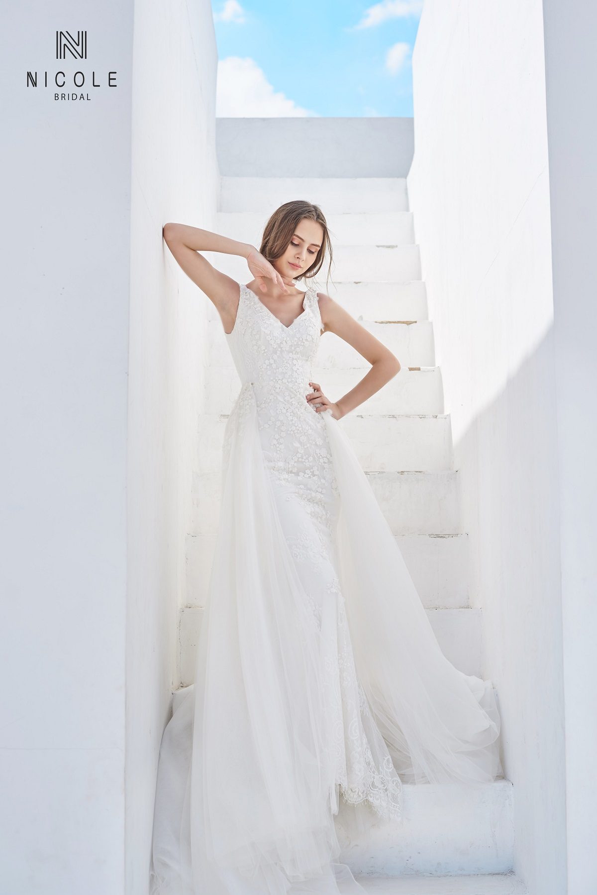 tulip style wedding dress
