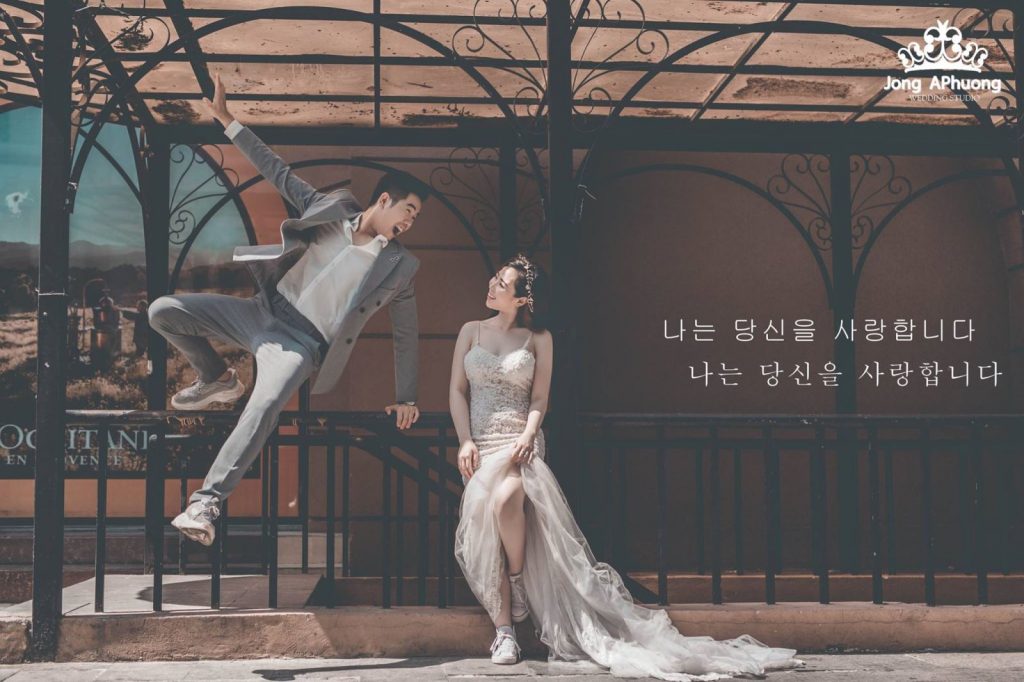 chụp ảnh cưới đẹp bên ngoài
