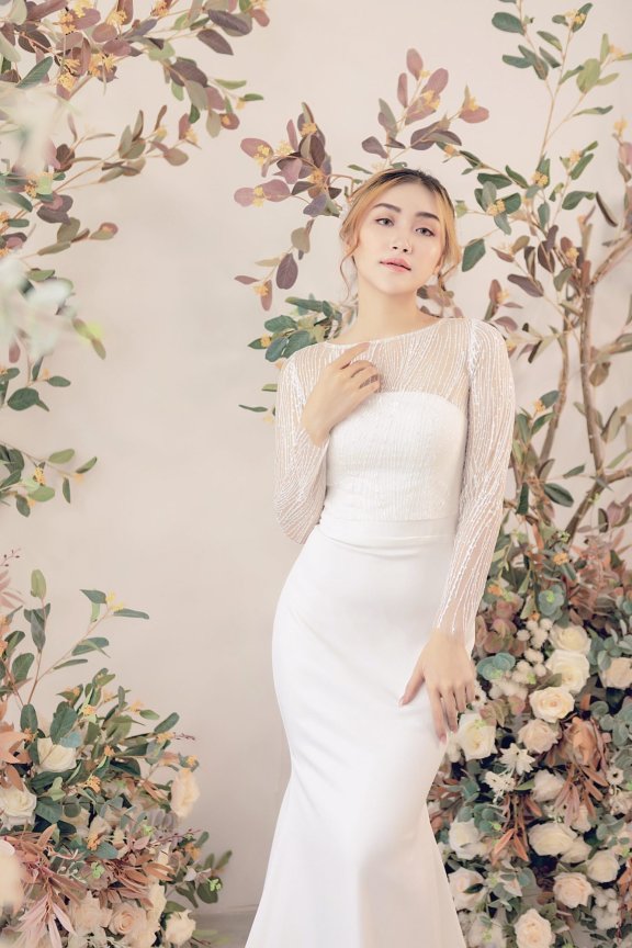 Váy Cưới Minimalist Hebe – Tu Linh Boutique