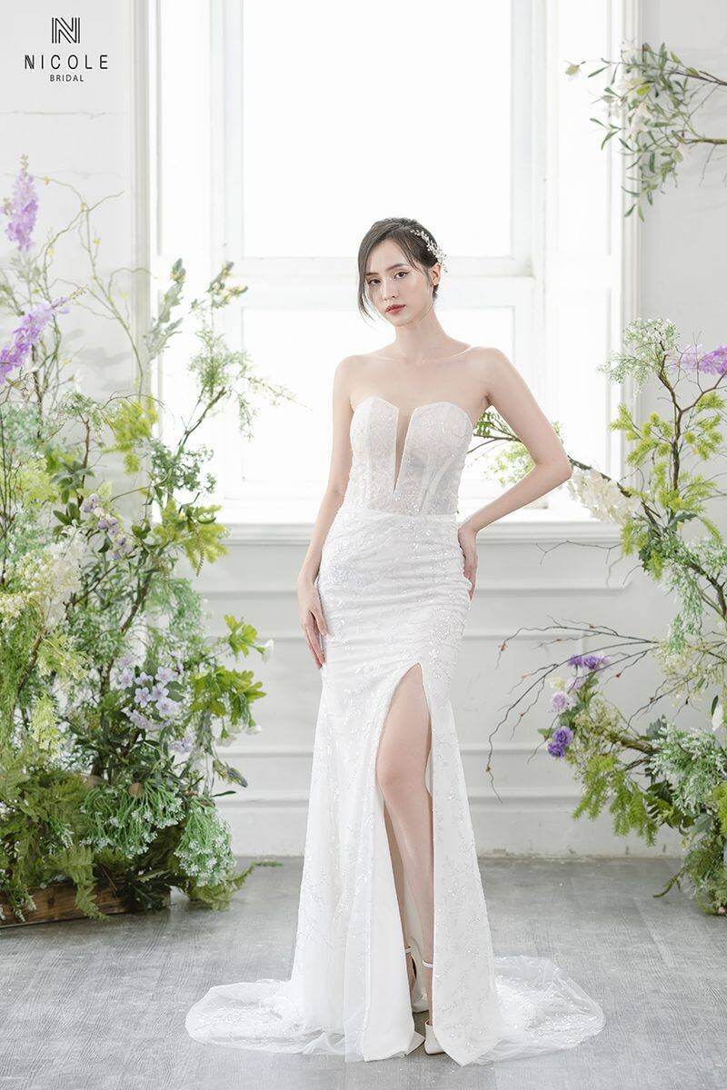Top áo cưới 2 trong 1 đẹp nhất mùa cưới 2023 thanh lịch sang trọng   Nicole Bridal