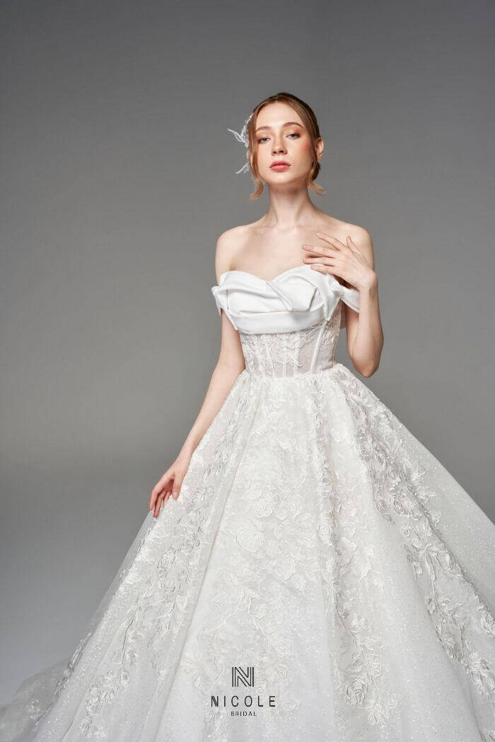 10 mẫu áo dài cho cô dâu bầu 2020 đẹp | Quyên Nguyễn Bridal