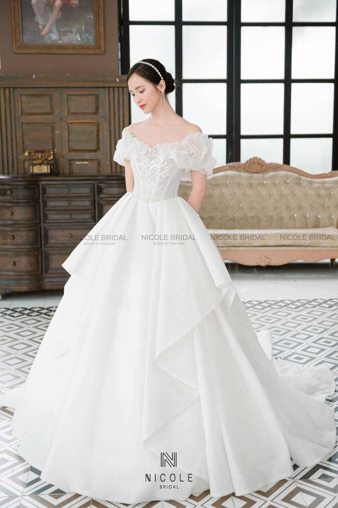 Tổng hợp hơn 80 chiếc váy cưới váy công chúa hay nhất  trieuson5