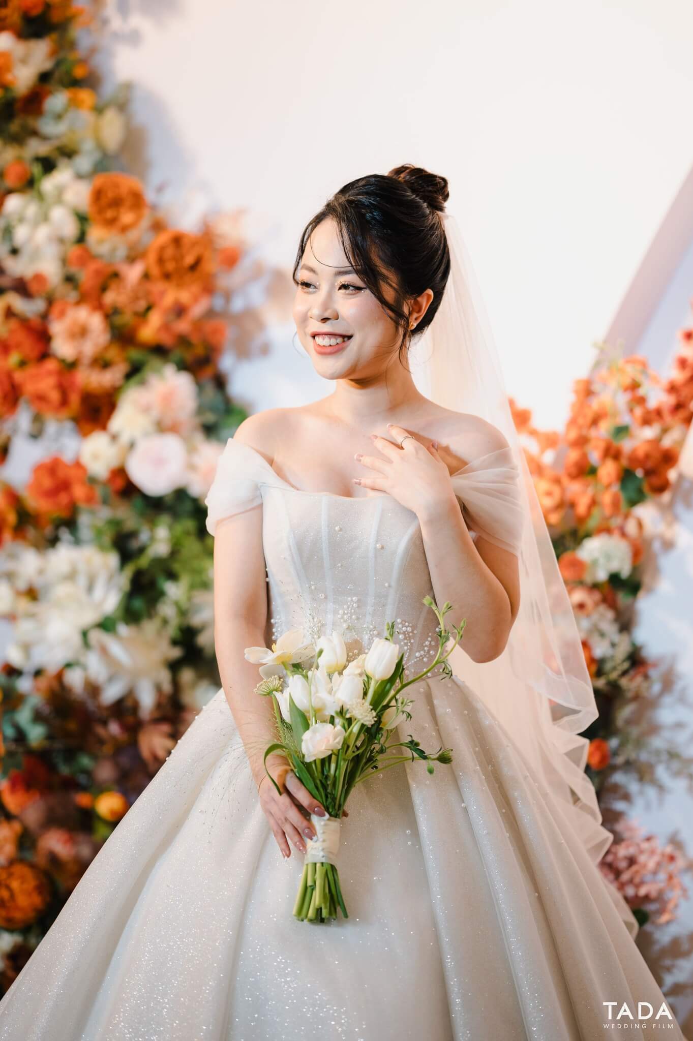 váy cưới cô dâu mập hình 4
