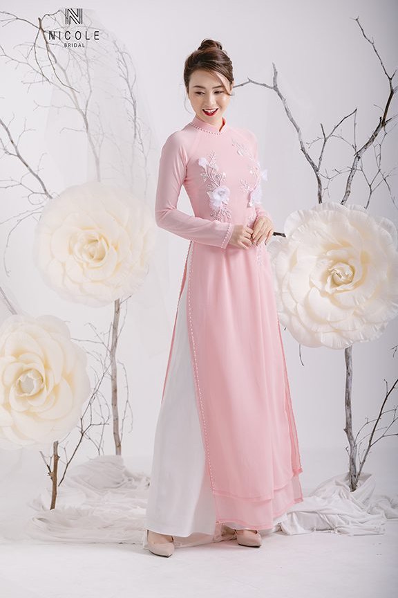 Pink hotsell ao dai