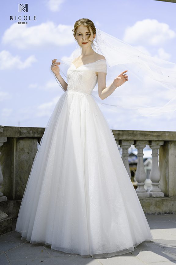 Cho thuê áo váy cưới đẹp - Thiết kế phong cách Châu Âu - Nicole Bridal