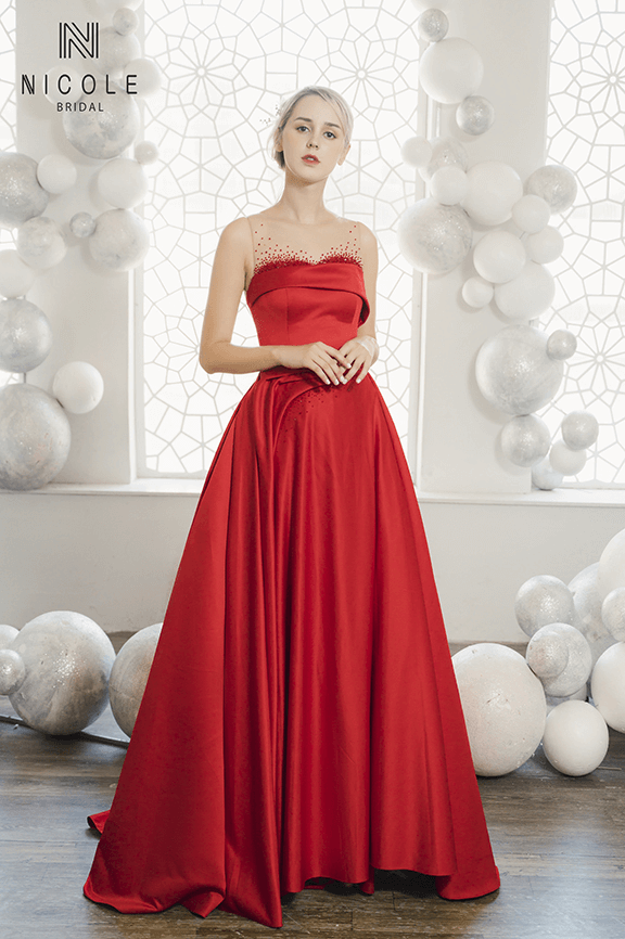 Red Princess Ball Gown Prom Dress ⋆ Sultan Dress