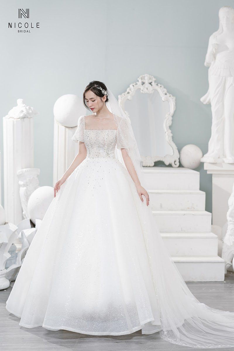 17 Mẫu váy cưới đẹp sang trọng theo xu hướng váy cưới 2022