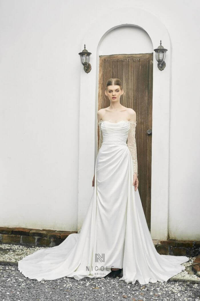Váy cưới đi bàn luxury-BAT064 - VÁY CƯỚI CAO CẤP LINH NGA BRIDAL