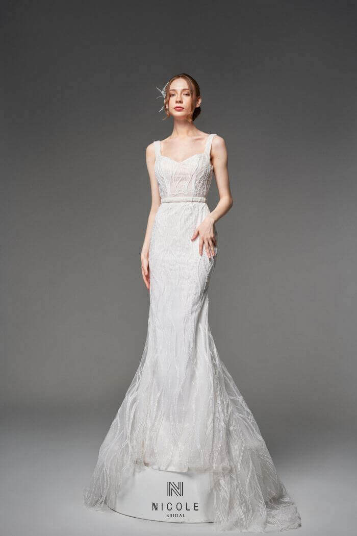 Nicole Bridal - Váy cưới sát nách hình 2