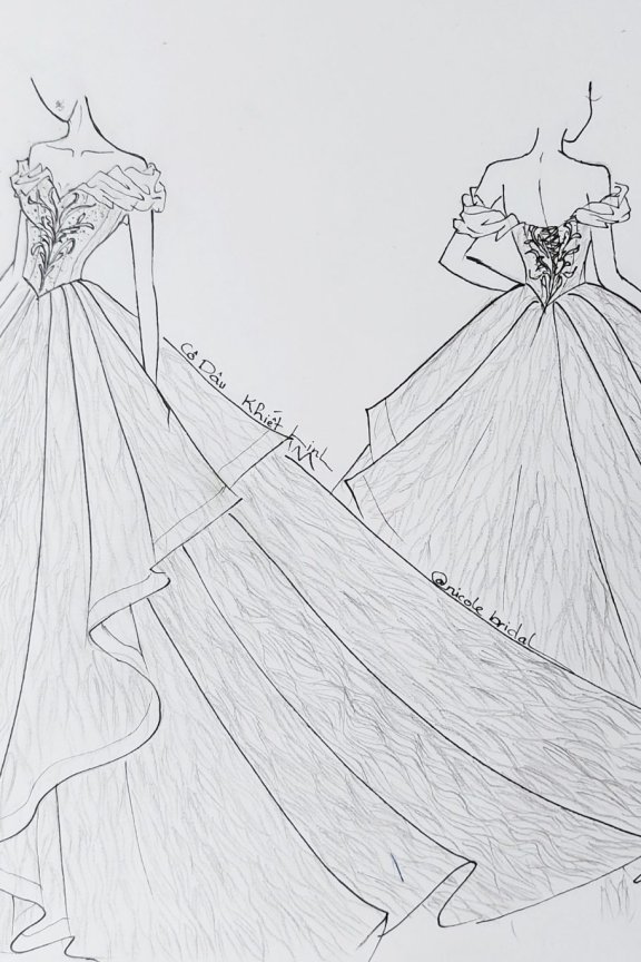 Mermaid Wedding Dress Art Print by Rhonda Corley - Pixels