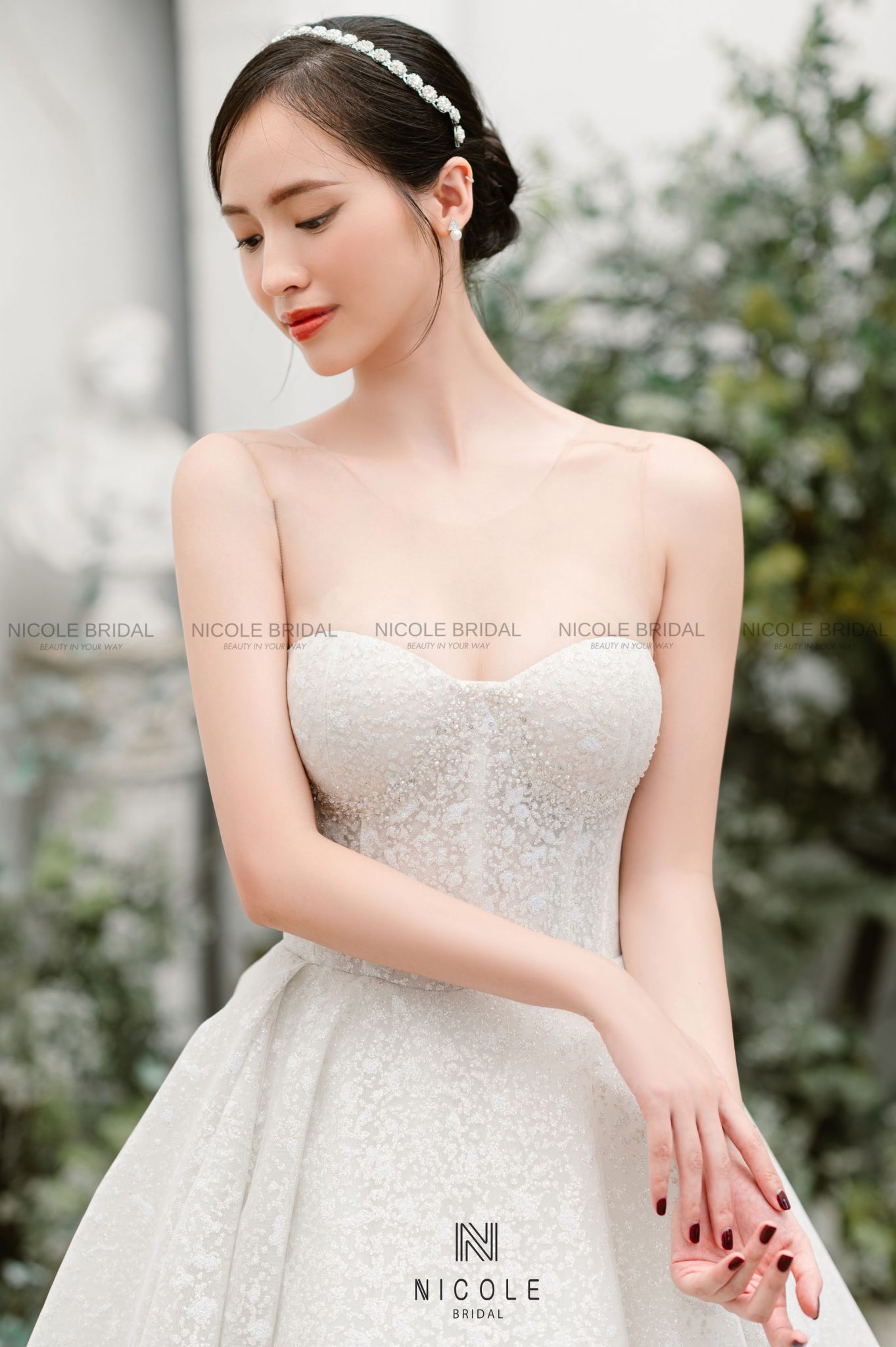 Nicole Modest Wedding Dress