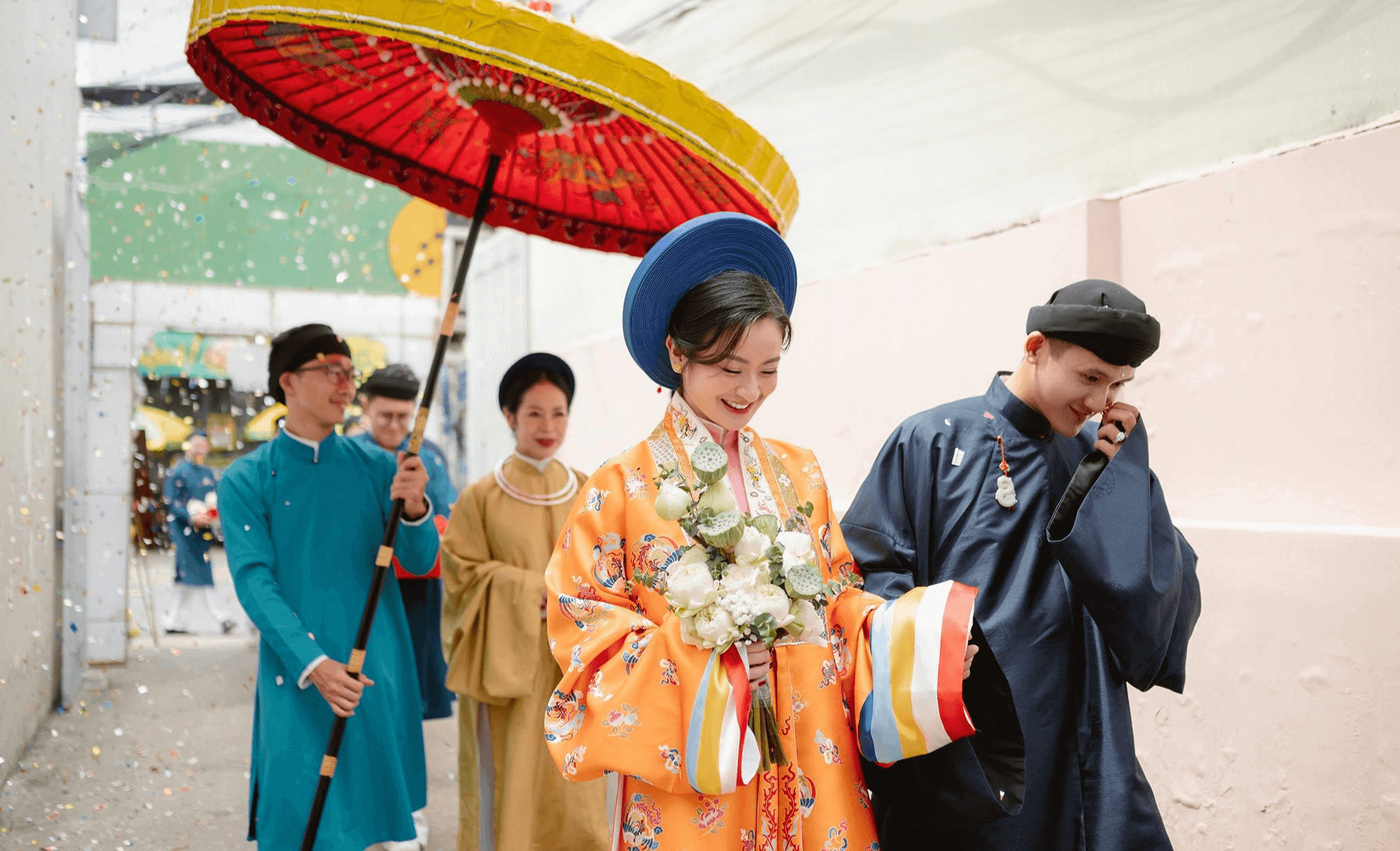 20+ mẫu Áo dài cưới Truyền Thống xưa đẹp của Việt Nam