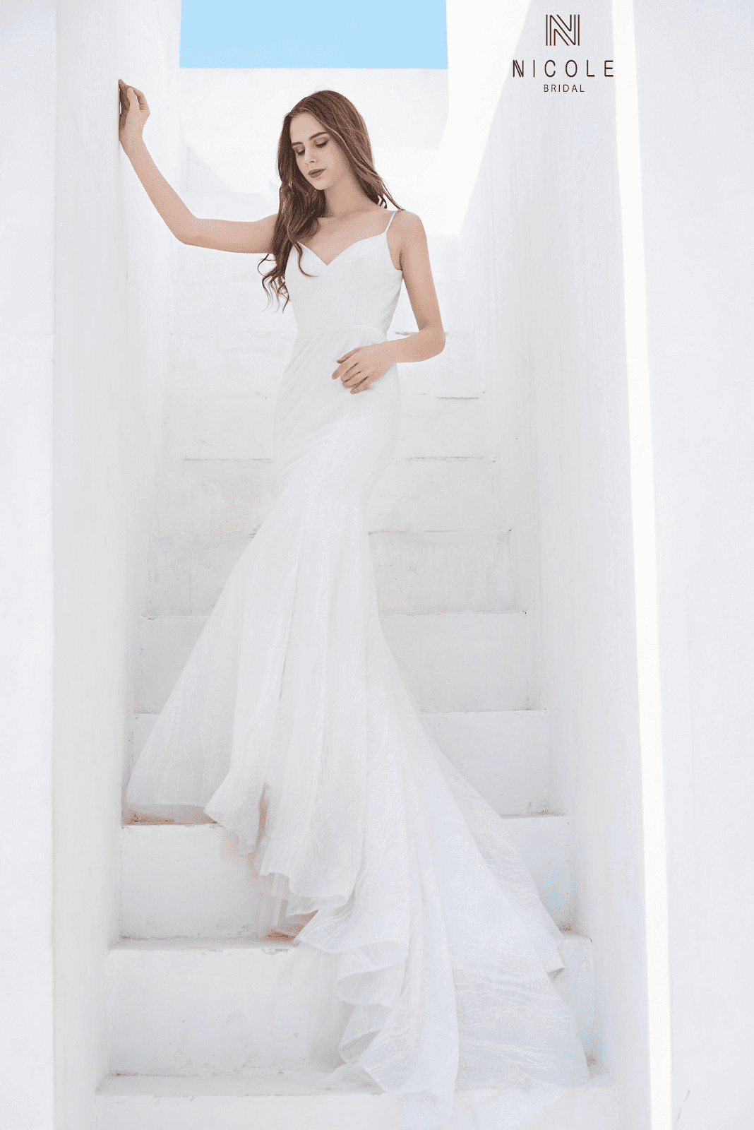 Top mẫu váy cưới 2 dây đẹp đúng điệu cho mùa cưới 2023  Nicole Bridal