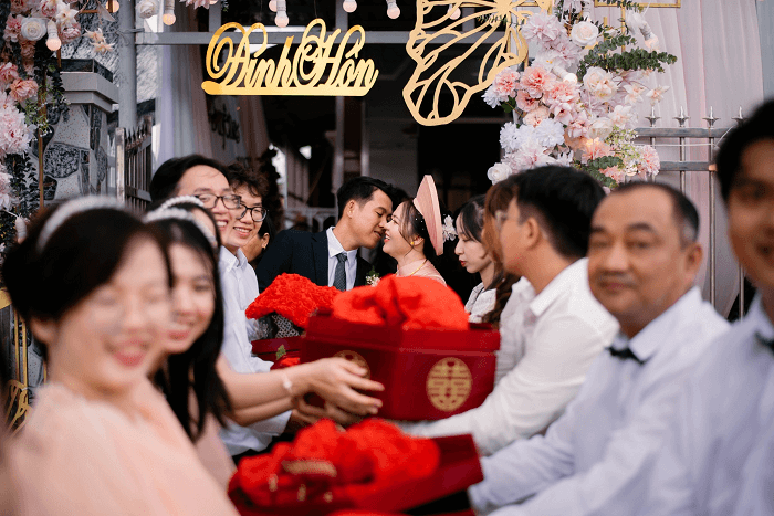 Lễ nạp tài là một nét đẹp văn hóa cưới truyền thống của người Việt.