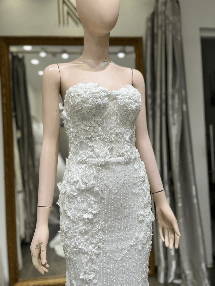 Tammy's mermaid floral wedding dress image 2