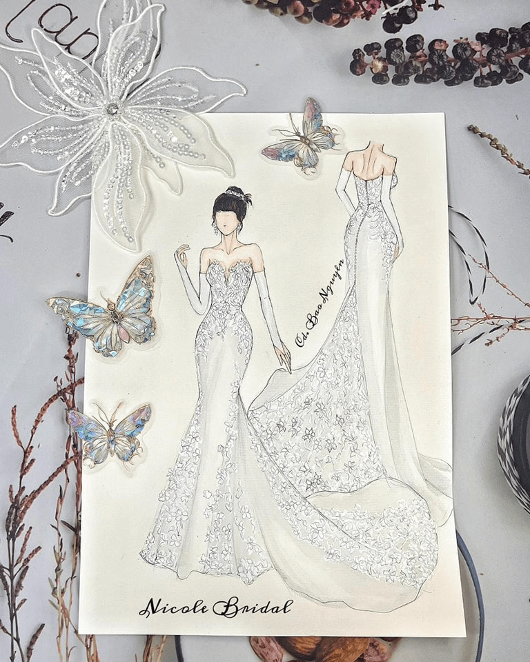 Unique wedding dress 8