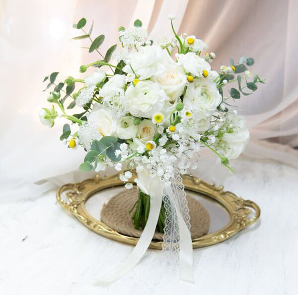 Hoa Cưới Tông Màu Pastel