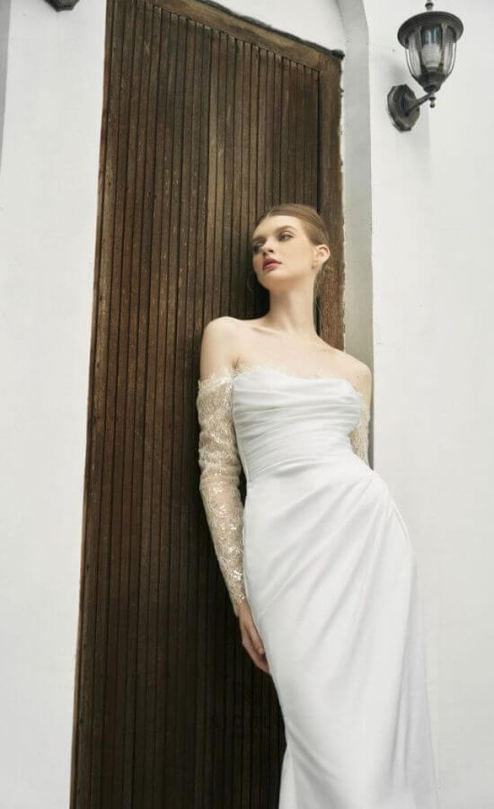 julie's wedding dress
