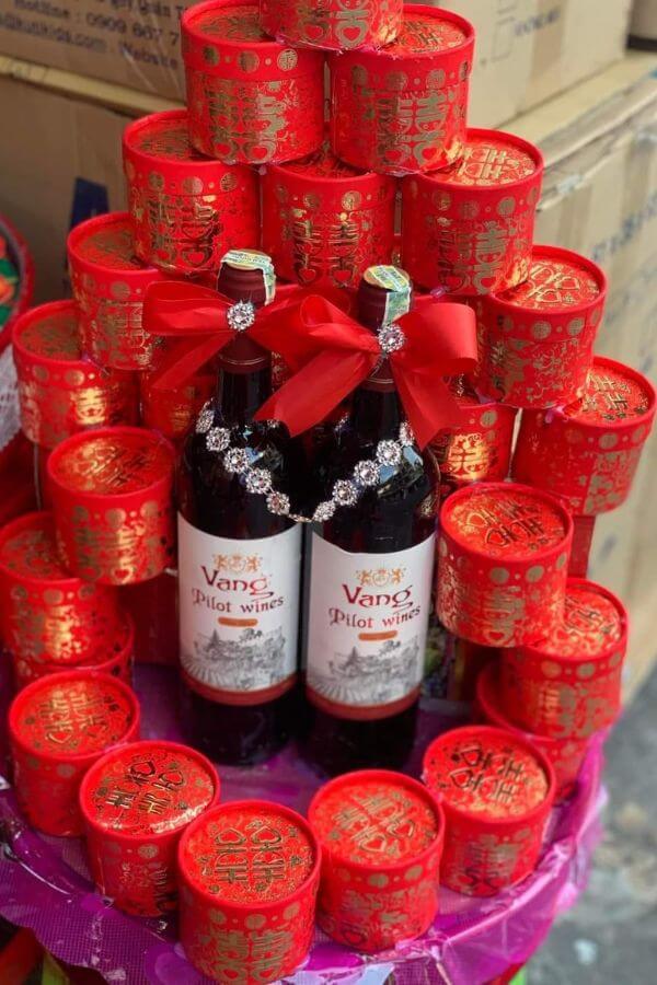 Mâm trà rượu