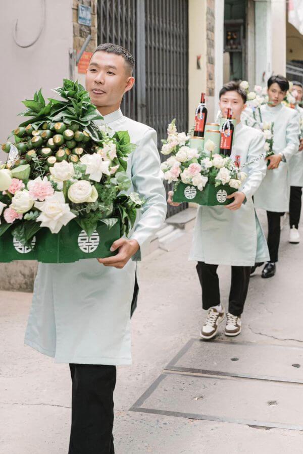Tiệc cưới hỏi ở miền Nam