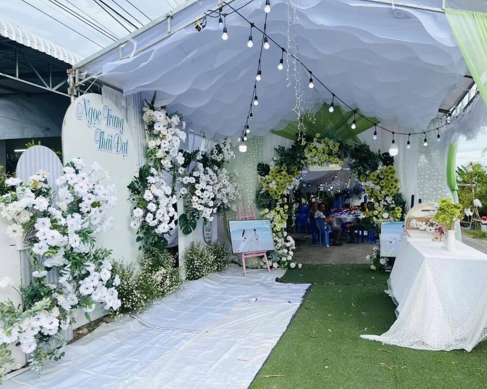 Rạp đám cưới trang nhã, tinh tế