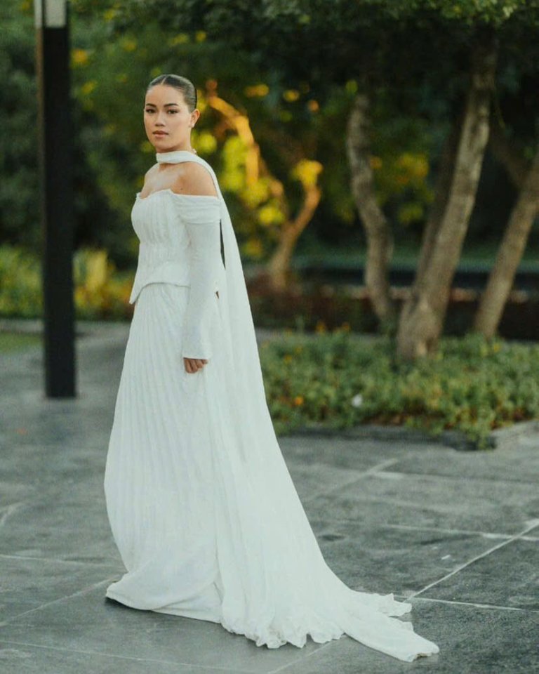 Bride Deby Pachuau: Happiness blossoms amidst the Middle East conflict zone.
