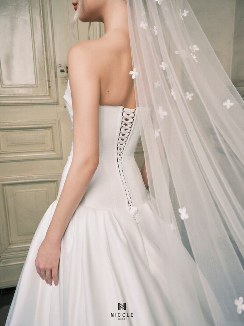 Nicole bridal - tự làm veil cưới 10